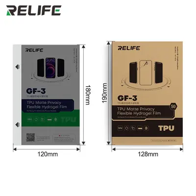 RELIFE GF-3 Anti-Peeping Matte Hydrogel Film 50 Pcs each