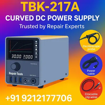 TBK 217 30V 5A 3-Channel Storage Curved DC Regulated Power Supply With Hyperbola Display  