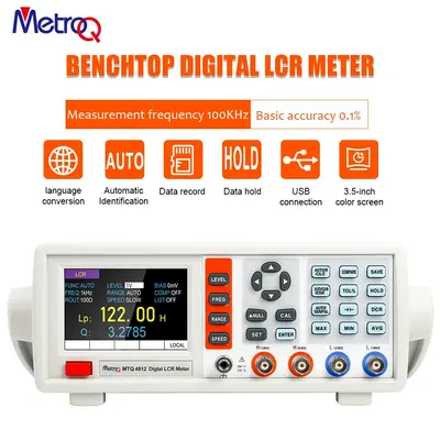 MetroQ , MTQ 4912 Bench Top LCR With Testing Frequency from 100Hz to 100KHz