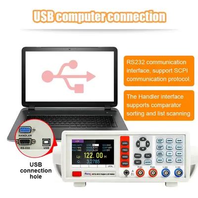 MetroQ , MTQ 4912 Bench Top LCR With Testing Frequency from 100Hz to 100KHz