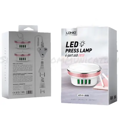 Ldnio Led Press Lamp 4 port (A4406)