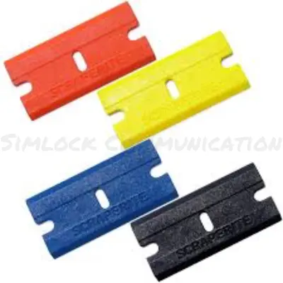 Orange Plastic Blade (10pc)