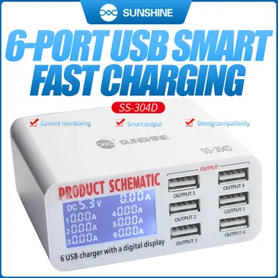 Sunshine Port Usb Fast Charger SS-304D