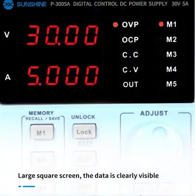 SUNSHINE DC POWER SUPPLY 30V5A P-3005A