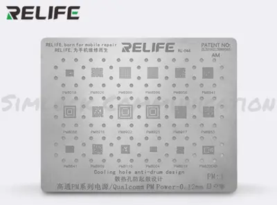 RELIFE PRECISION BGA STENCILS RL-044 PM1