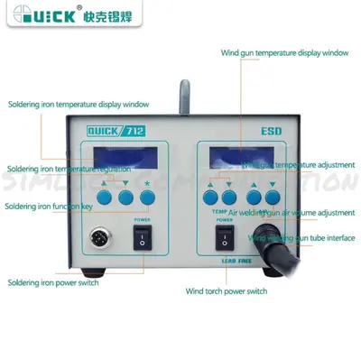 Quick 712 2in1 Soldering Station (861DW+203H)