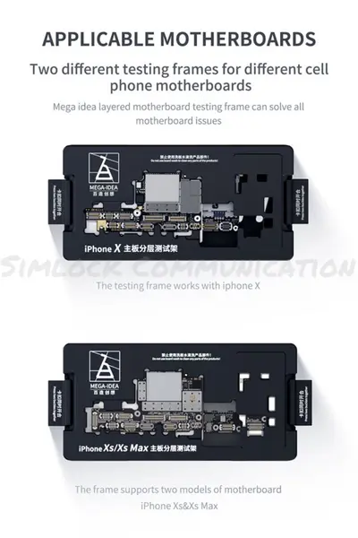 iSocket MEGA IDEA IPHONE X|XS|X max3 in1 MOTHERBOARD TESTING FRAME