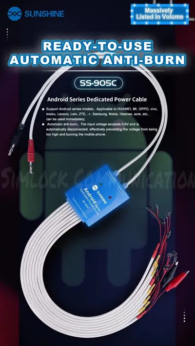 Sunshine Android SERIES Power Cable SS-905C