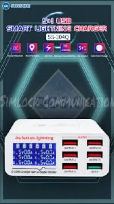 SUNSHINE SMART LIGHTINING CHARGER SS-304Q