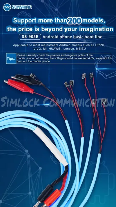 SUNSHINE SS-905E ANDROID PHONE BOOT LINE