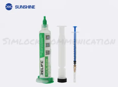 Drip type lead-free disposable flux [10 cc syringe type] RL-423-UV