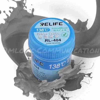 RELIFE RL-404 Lead-free Low Temperature 138℃ Solder Flux Paste Soldering Tin Cream Welding Fluxes For PCB BGA|SMD Welding Fluxes