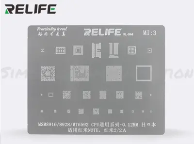 RELIFE STENCIL MI: 3