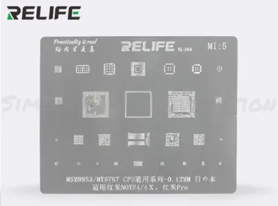 RELIFE STENCIL MI: 5