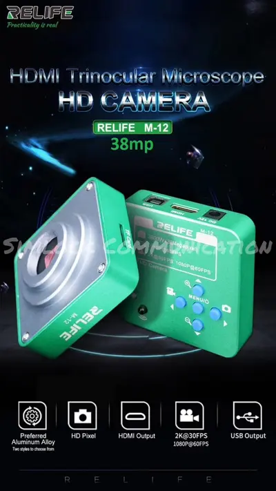 Trinocular Microscope HD Camera M-12