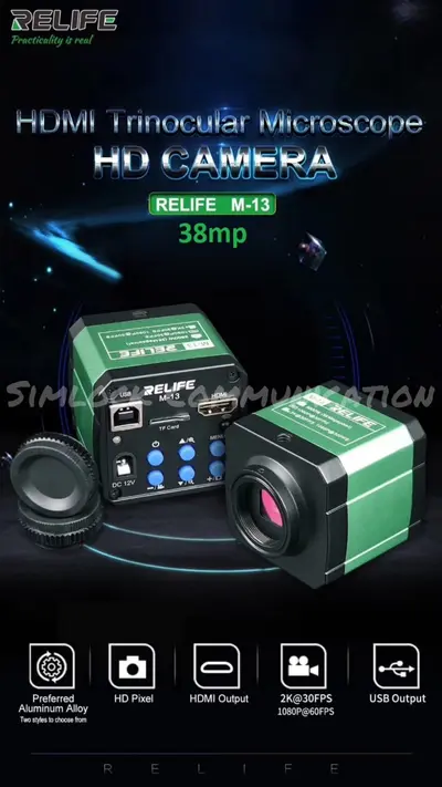 Trinocular Microscope HD Camera M-13