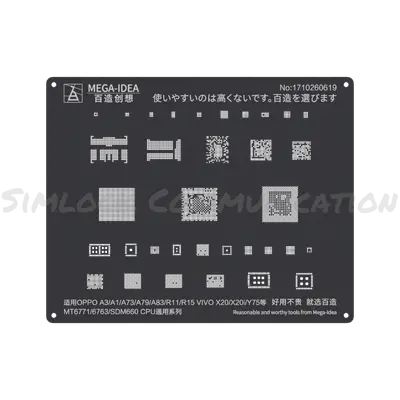 MEGA-IDEA STENCIL FOR OPPO, VIVO, MT