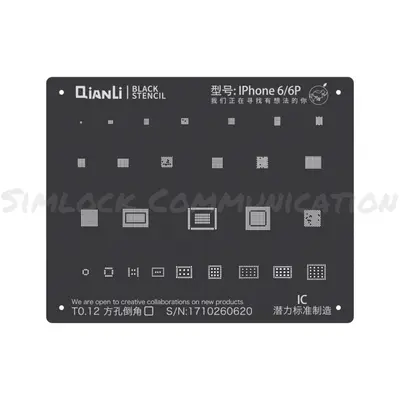 MEGA-IDEA STENCIL iPhone 6|6P IC