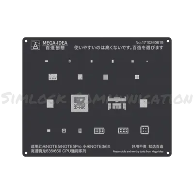 MEGA-IDEA STENCIL NOTE5|NOTE5Pro, NOTE3|6X