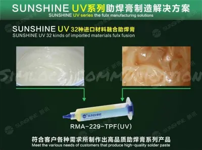 SUNSHINE FLUX PASTE RMA-229-TPF (UV)