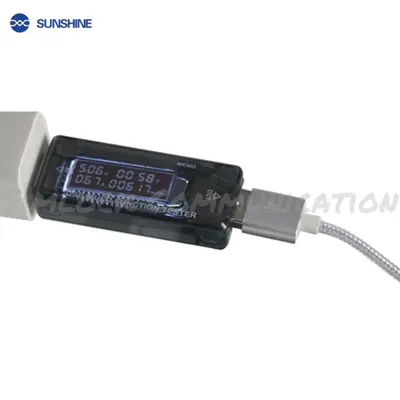 SUNSHINE USB TESTER Compatible Quick Charge 2.0 and 3.0 SS-302A