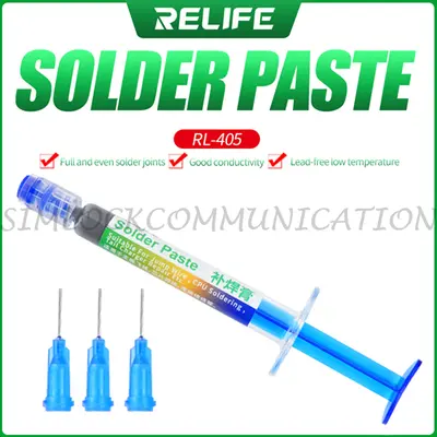 RELIFE RL-405 LEAD-FREE NEEDLE SOLDER PASTE