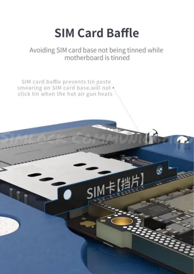 QIANLI-TOOLPLUS MIDDLE FRAME REBALLING PLATFORM FOR IPHONE X-XS-XS MAX