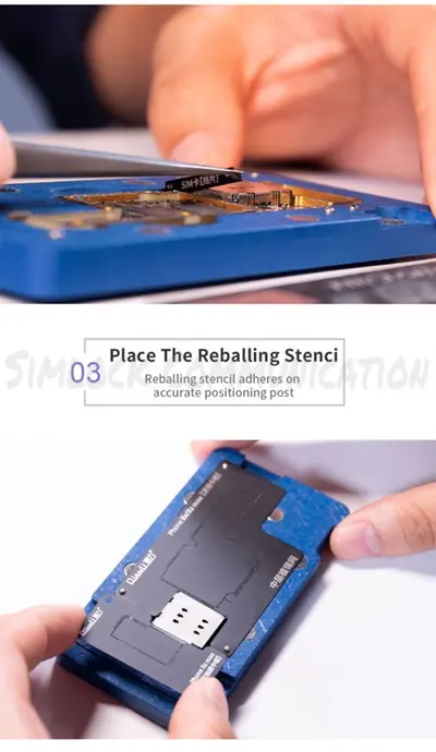 QIANLI-TOOLPLUS MIDDLE FRAME REBALLING PLATFORM FOR IPHONE X-XS-XS MAX