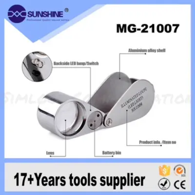 Sunshine LED Light Source Jewelry Magnifier MG-21007