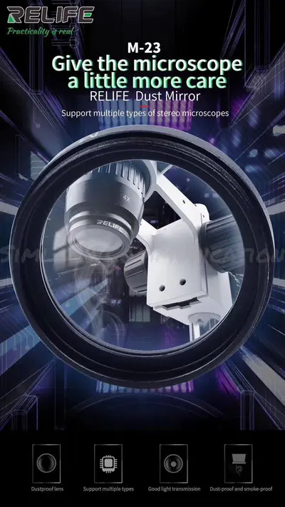 RELIFE Microscope Auxiliary lens M-25 ( Protection Lens)