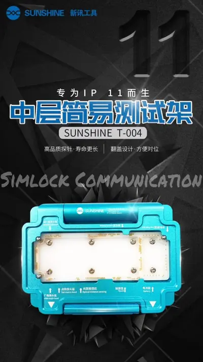 Sunshine T-004 iPhone 11 Logic Board Test Phone Motherboard Test Socket