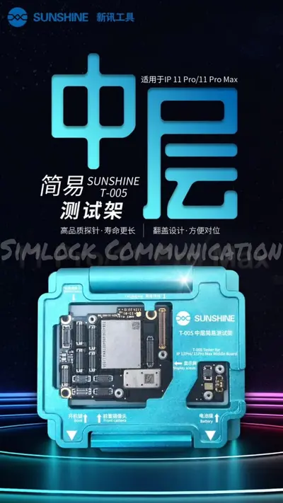 Sunshine T-005 iPhone 11|11 pro|11pro max Logic Board Test Phone Motherboard Test Socket