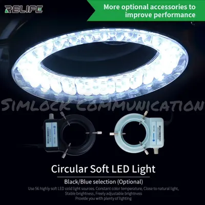 MICROSCOPE WITH LED LAMPSOURCE RL-M3T + LCD + Trinocular Microscope HD Camera M-11