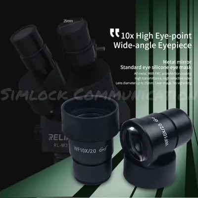 MICROSCOPE WITH LED LAMPSOURCE RL-M3T + LCD + Trinocular Microscope HD Camera M-11