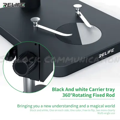 MICROSCOPE WITH LED LAMPSOURCE RL-M3T + LCD + Trinocular Microscope HD Camera M-11