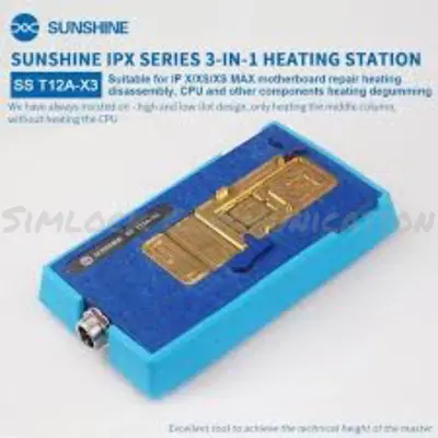 SUNSHINE T12A-X3 Soldering Station Kit Motherboard Repair Tool for iPhone11 pro X XS MAX Mobile Phone CPU NAND Heating Disassembly Platform