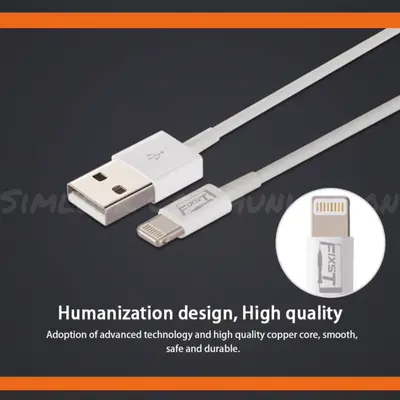 FIXST FAST CABLE FC01 PRACTICAL DATA CABLE|APPLE (25 BOX)