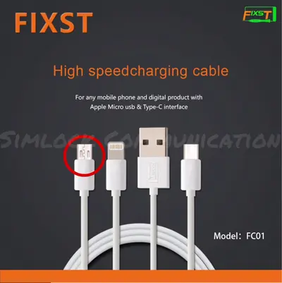FIXST FAST CABLE FC01 Practical Data Cable|Micro (25 BOX)