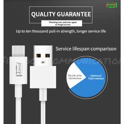 FIXST FAST CABLE FC01 PRACTICAL DATA CABLE|TYPE-C (25Pcs 1BOX)