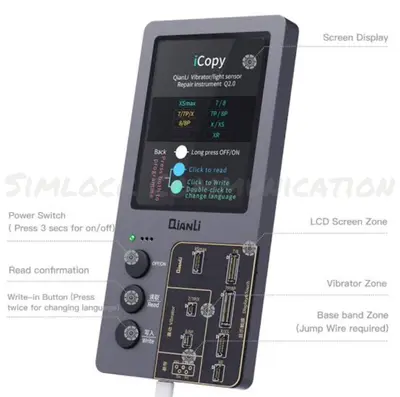 QIANLI ICOPY PLUS LIGHT SENSOR WITH BATTERY TESTING RECOVERY PROGRAMMER TOOL