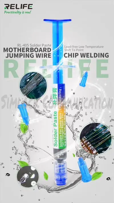 RELIFE RL-405 LEAD-FREE NEEDLE SOLDER PASTE