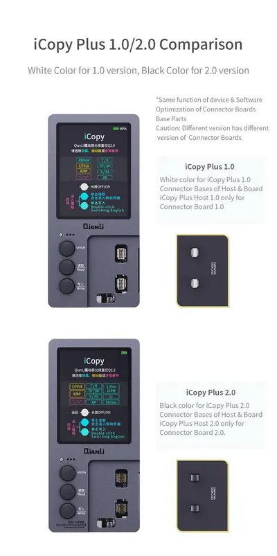 Qianli iCopy Plus 2.0 Original Color Repair Programmer for iPhone 7 8P XR XSMAX XS