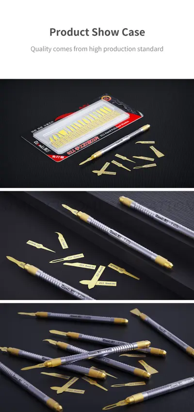 Qianli 011 Hand Polished Blades(With Handle)