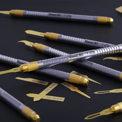 Qianli 011 Hand Polished Blades(With Handle)