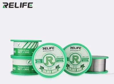 RELIFE RL-441(0.03mm) ACTIVE MEDIUM TEMPERATURE SOLDER WIRE RL-441
