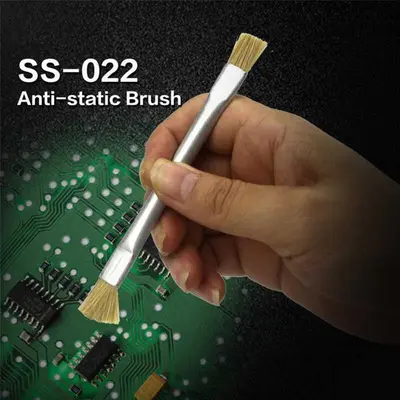 SUNSHINE SS-022 PCB Rework ESD Anti Static Dust Brush For Mobile Phone Tablet PCB BGA Repair Soldering