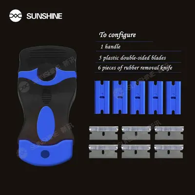 SUNSHINE S-023 Multipurpose Film Sticking Degumming Tool The screen defoaming and Degumming Set