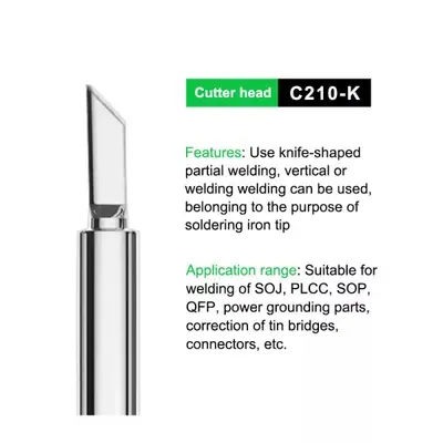 RELIFE RL-C210 Universal Series Soldering Iron Tips 3PCS Welding Iron Handle