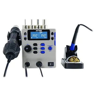 ATTEN ST-8802 2 in 1 professional BGA Digital display SMD Soldering Station With Hot Air Gun