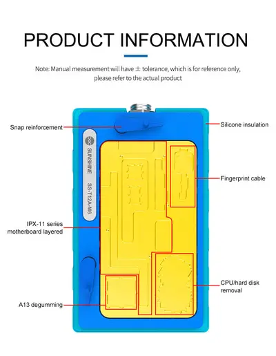 SUNSHINE T12A-M6  6-in-1 MOTHERBOARD LAYERED HEATING STATION